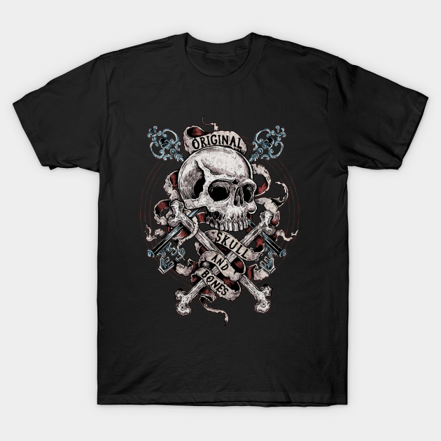 The Original. Skull and Bones - Skull And Bones - T-Shirt | TeePublic